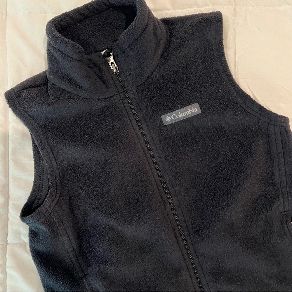 Columbia fleece full zip vest Youth‎ XS (6/7)